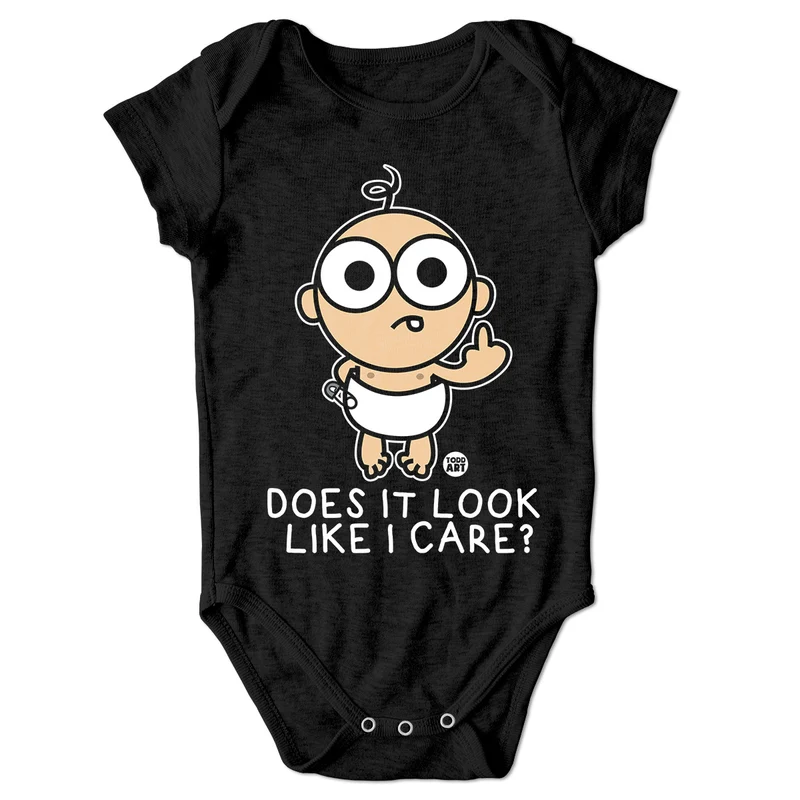 Bad Baby - Does It Look Like I Care - ToddArt Baby Body