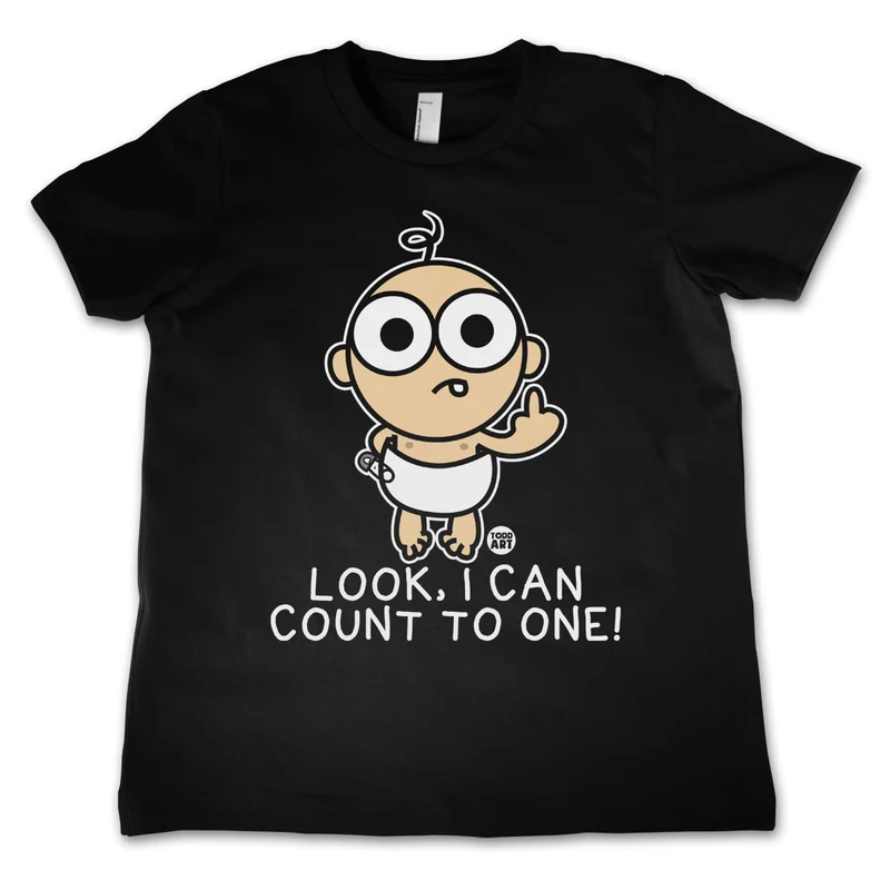 Look - I Can Count To One! - ToddArt Kids Tee