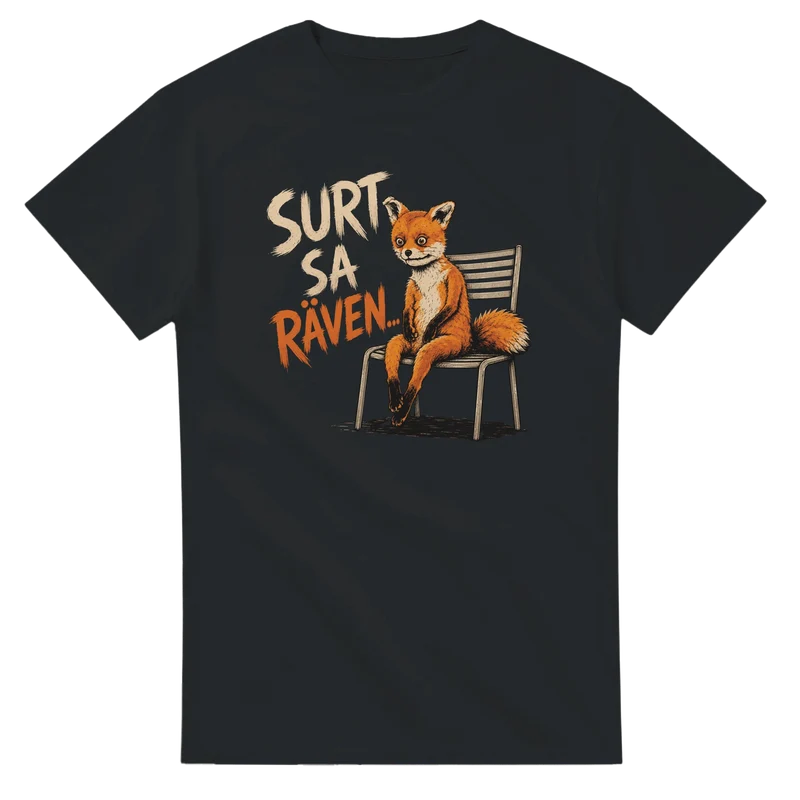 T-shirt - Surt sa räven...
