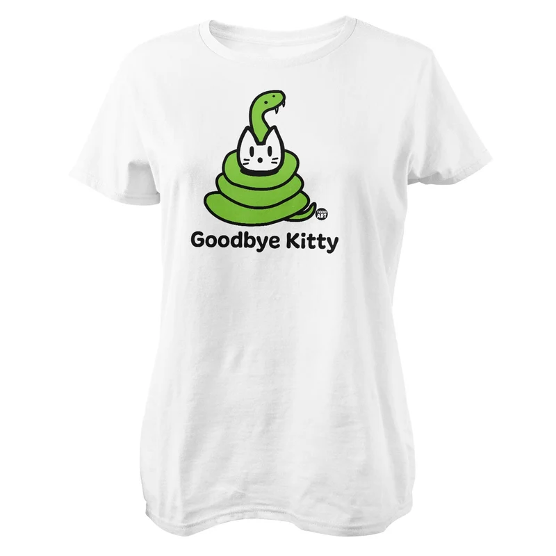 Goodbye Kitty Snake - ToddArt Girly Tee
