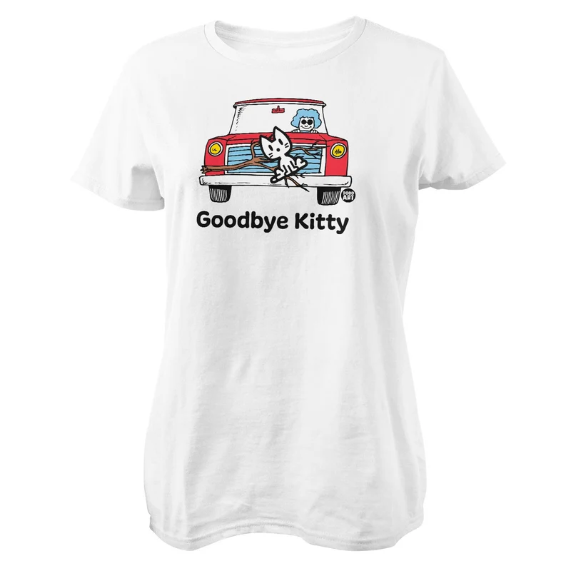 Goodbye Kitty Grandma Car - ToddArt Girly Tee