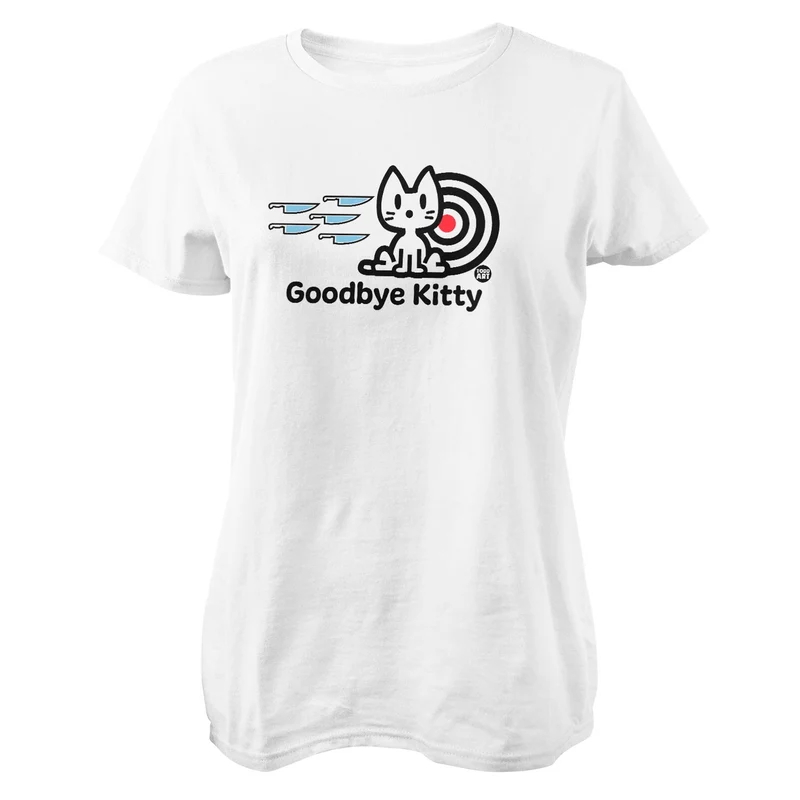 Goodbye Kitty Bullseye - ToddArt Girly Tee