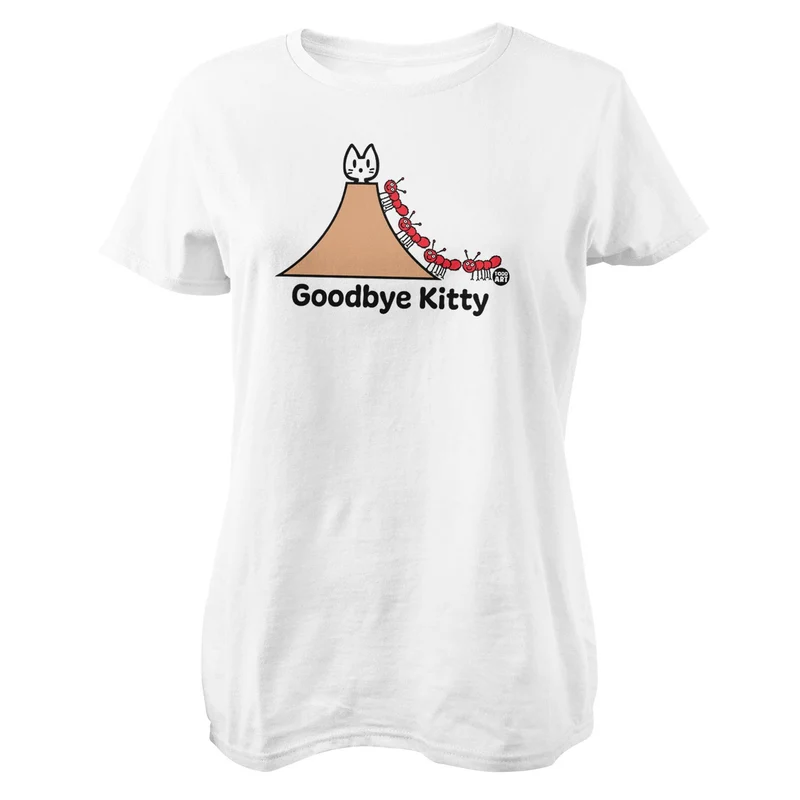 Goodbye Kitty Ant Hill - ToddArt Girly Tee