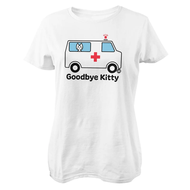 Goodbye Kitty Ambulance - ToddArt Girly Tee