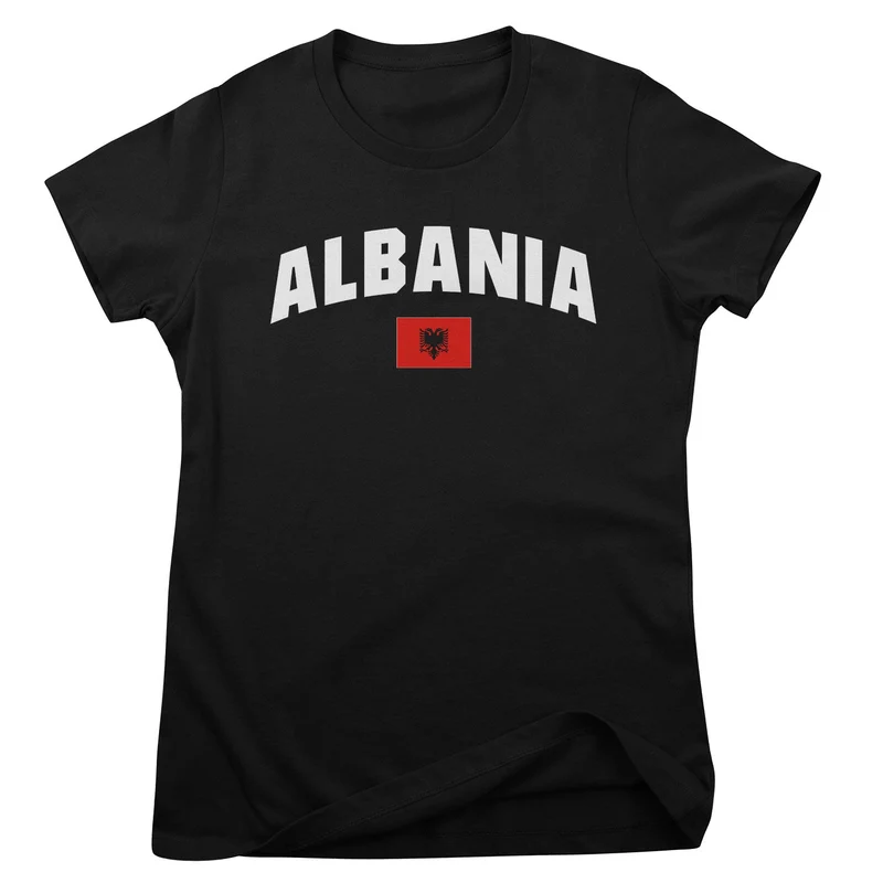 Albania Flag Girly Tee