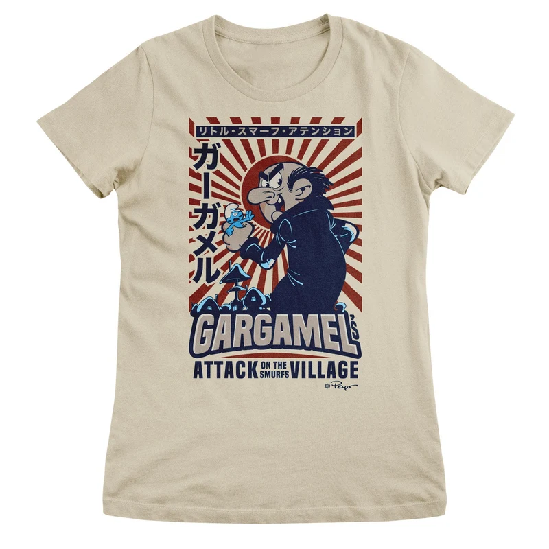 Gargamel - Attack Of The Smurfs Village Girly Tee