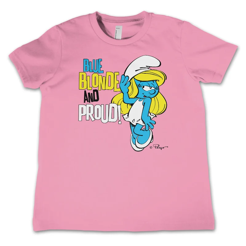 Blue, Blonde & Proud Kids Tee