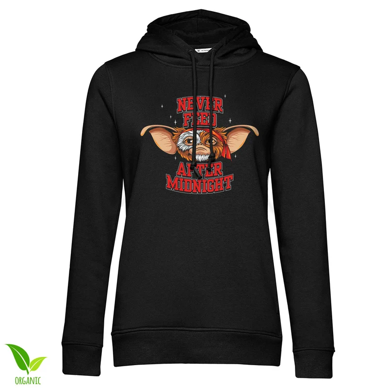 Never Feed Gizmo After Midnight Girly Hoodie