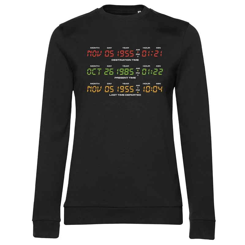Delorean Display Girly Sweatshirt