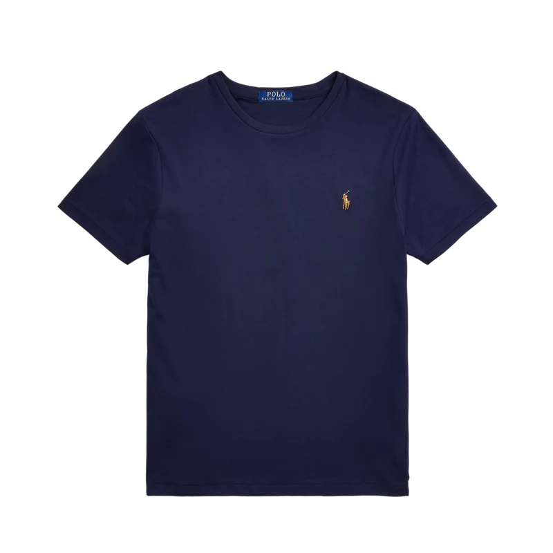 Custom Slim Fit Soft Cotton T-Shirt - Refined Navy