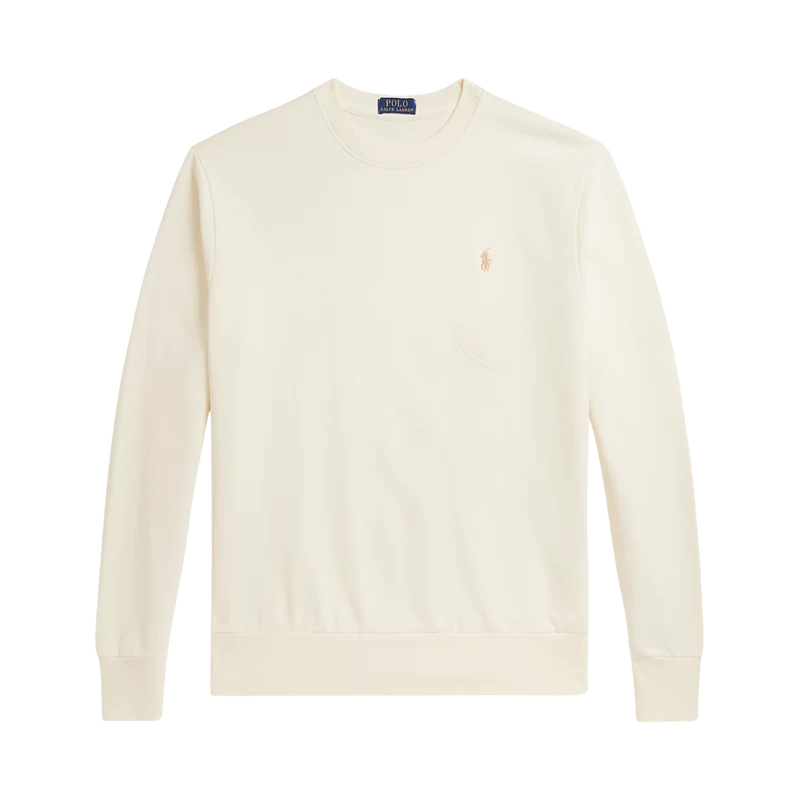 Knit Pullover Sweatshirt - Clubhouse Cream