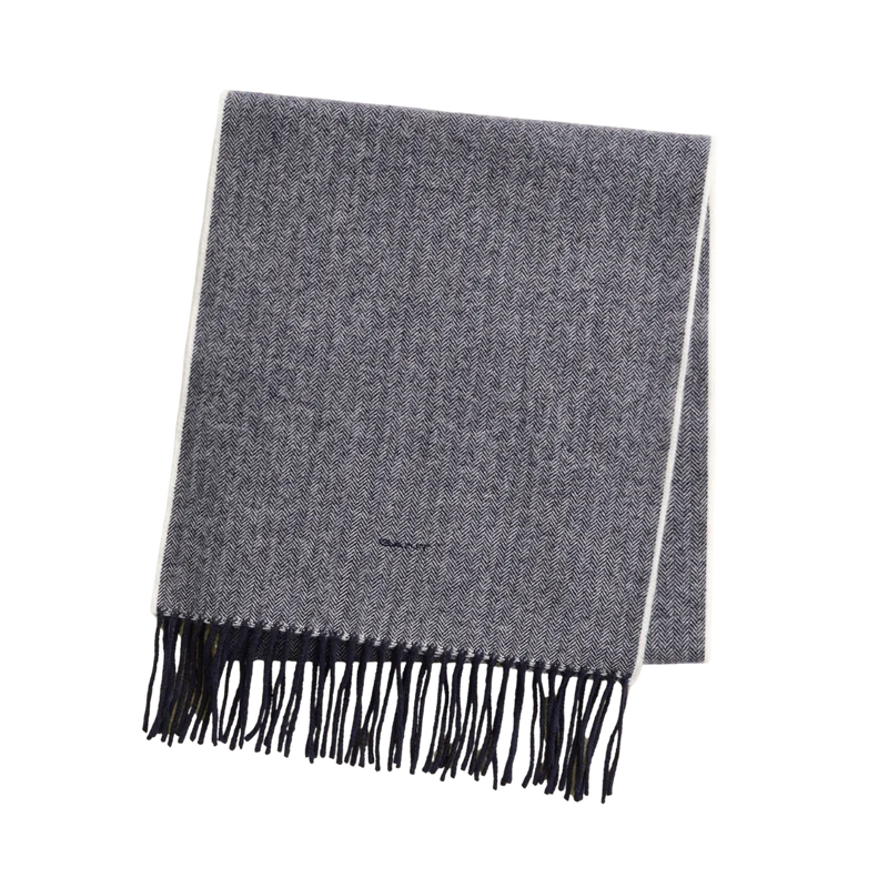 Herringbone Scarf - Evening Blue