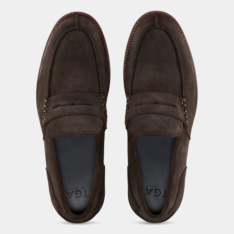 TGA By Ahler Penny Loafers 2500 - Dark Brown