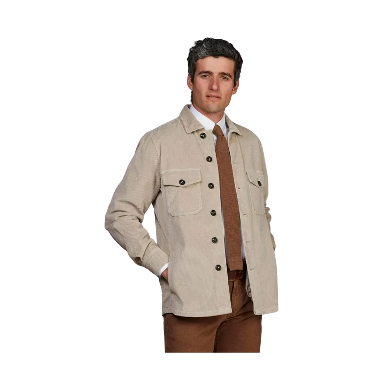 8W Corduroy Overshirt - 15 Beige
