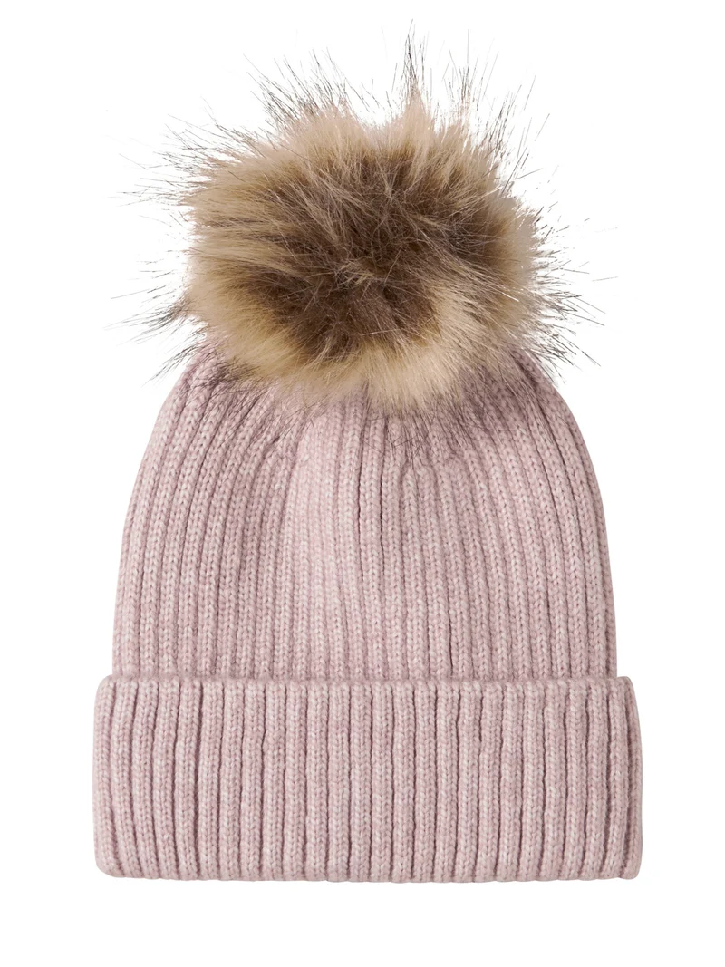 Mora Stickad Mössa med Tofs Unisex