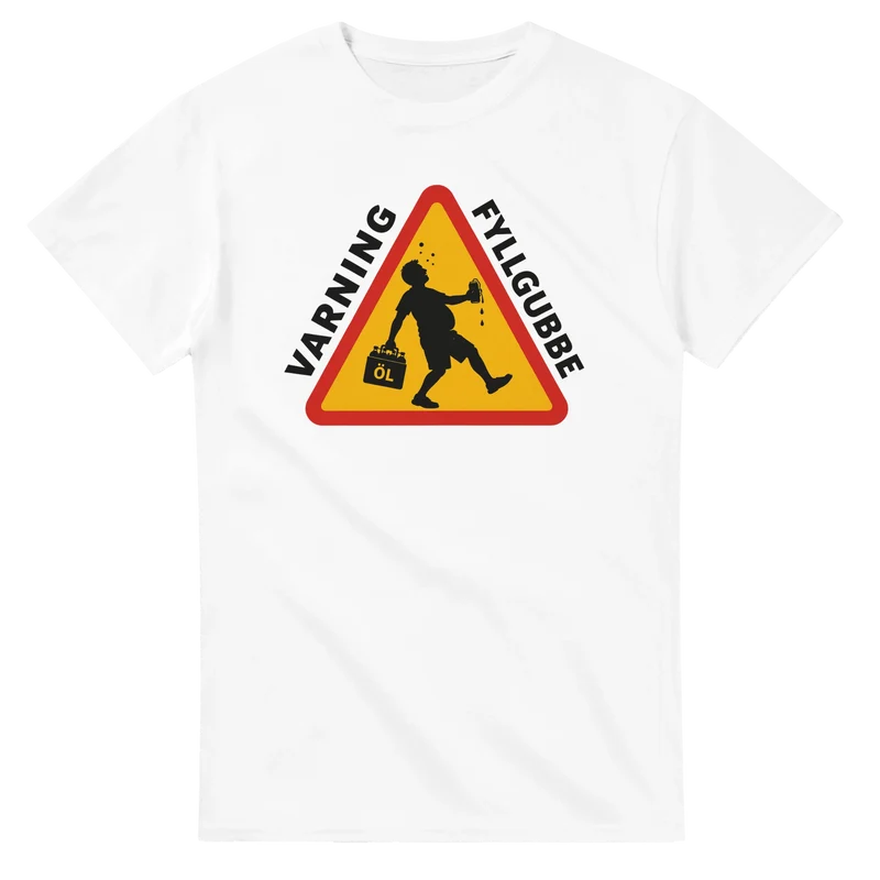 T-shirt - Varning Fyllgubbe