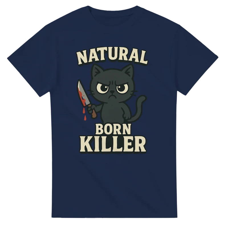 T-shirt - Natural Born Killer Cat