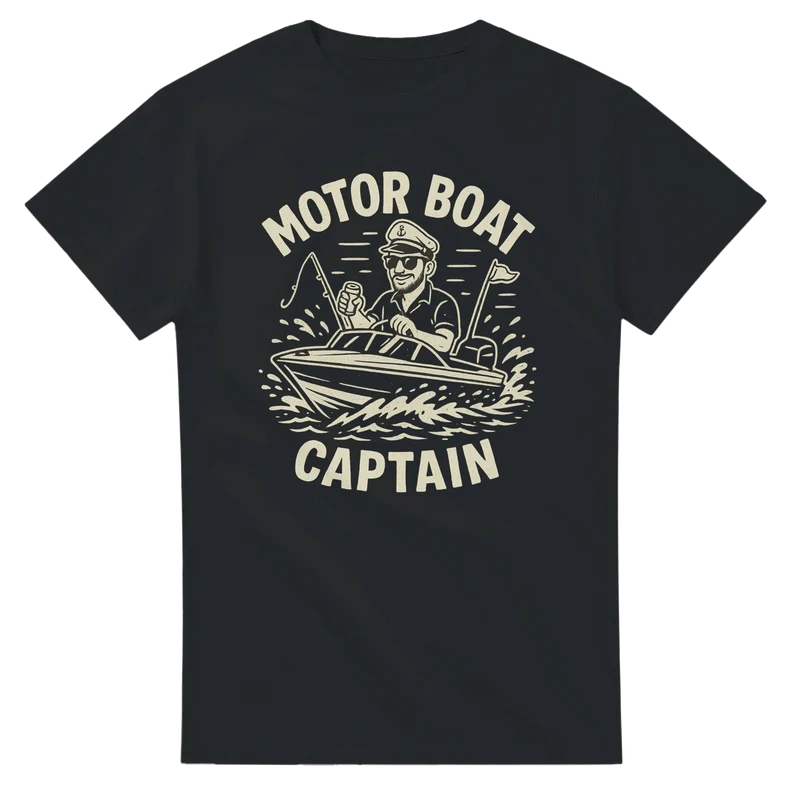T-shirt – Motor Boat Captain