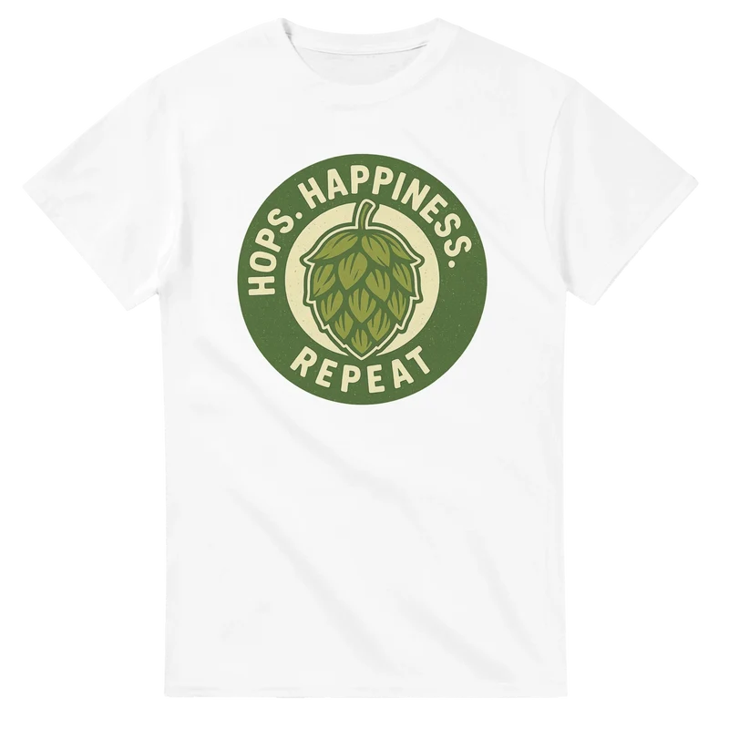 T-shirt Original – Hops Happiness Repeat