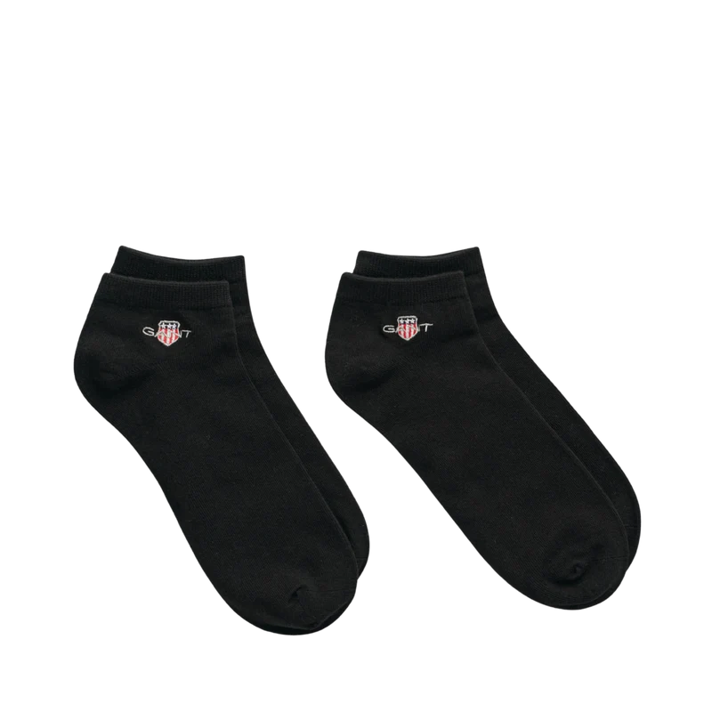 Shield Ankle Socks 2-Pack - Black