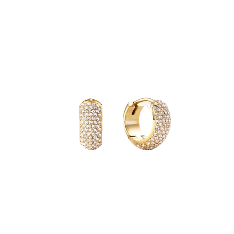 Amour Gold Hoops Small - gold