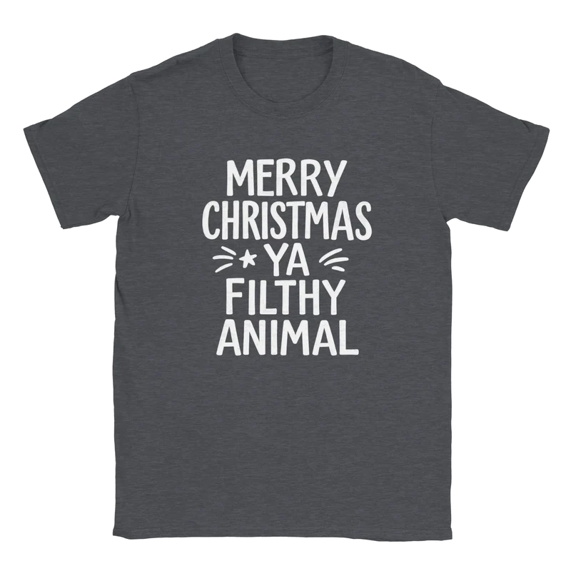 T-shirt - Merry Christmas ya filthy animal