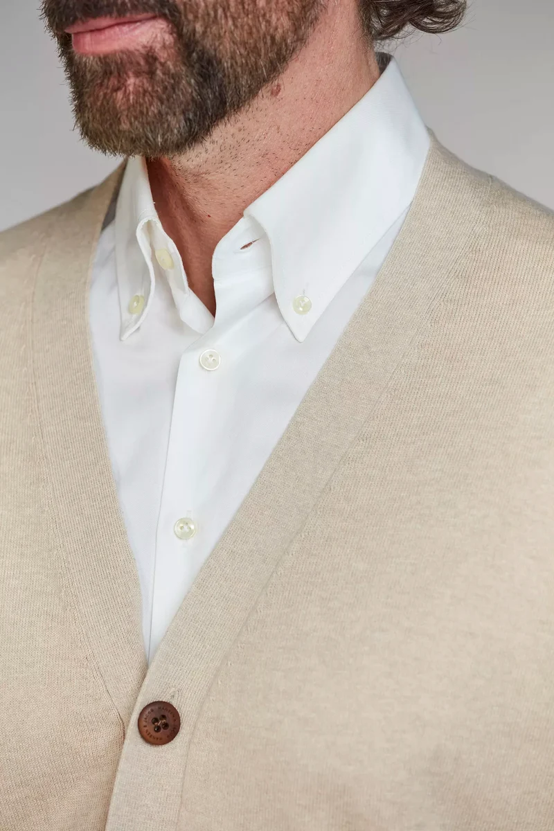 HANSEN & JACOB Sleek Cardigan - Sand
