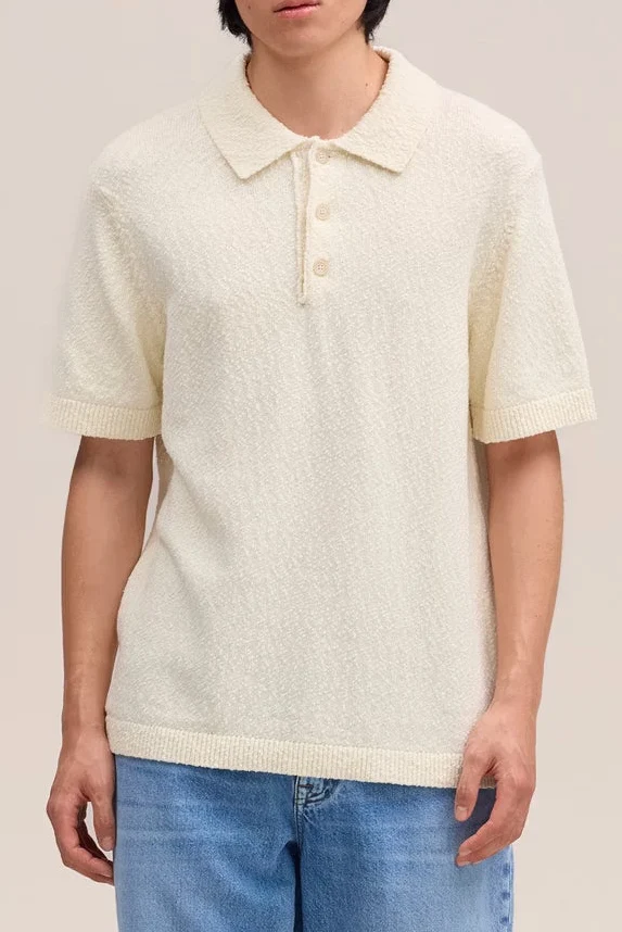 NN. 07 Randy Bouclé SS Polo - Ecru