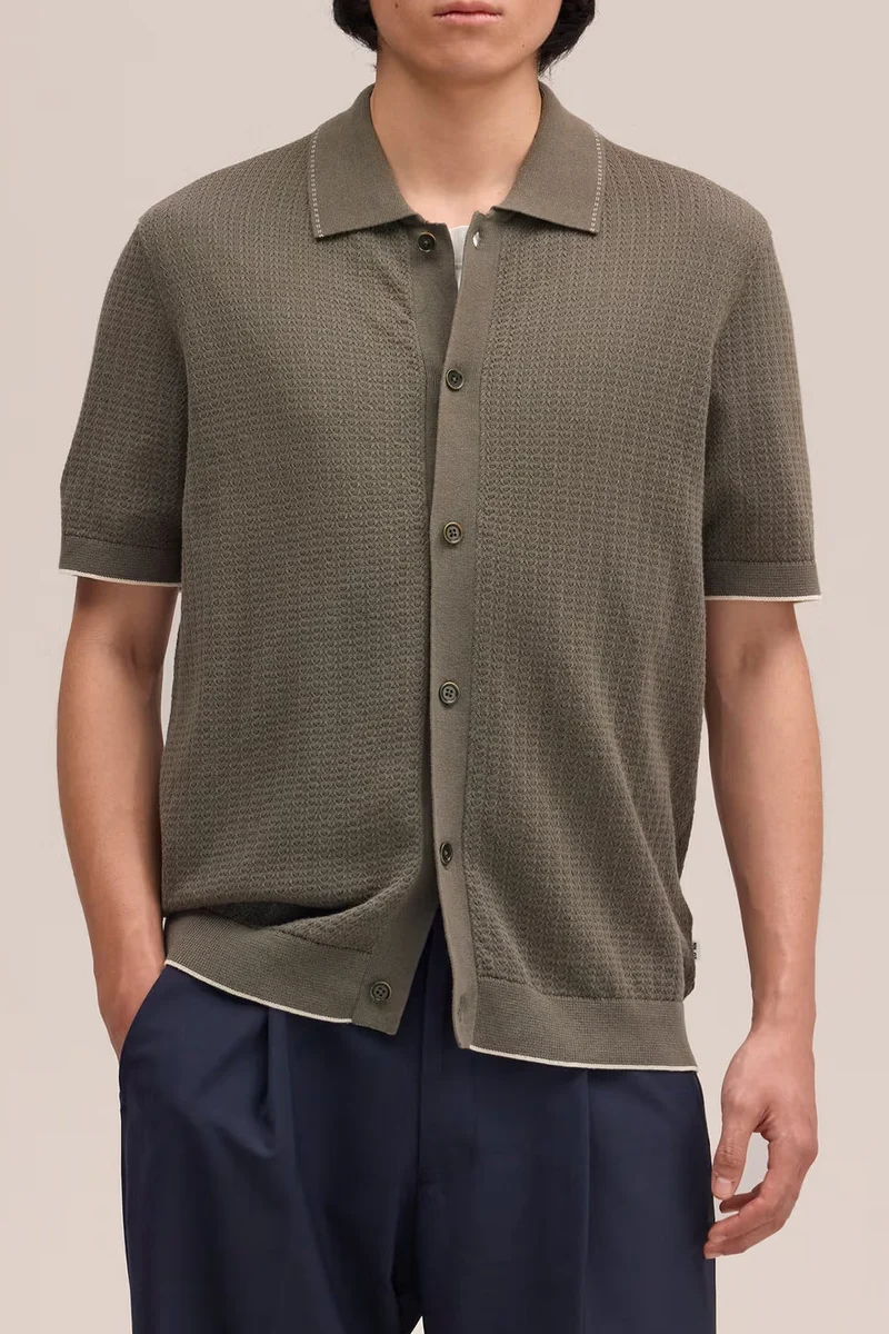 NN. 07 Nalo Textured Polo - Kapers