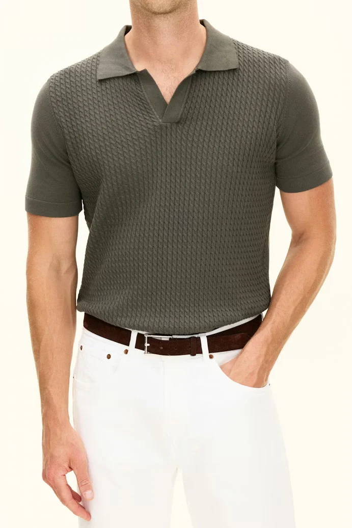 OSCAR JACOBSON Alf Polo Shirt - Green