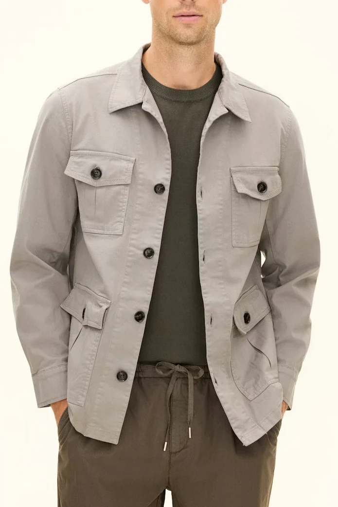 OSCAR JACOBSON Safari Overshirt - Green