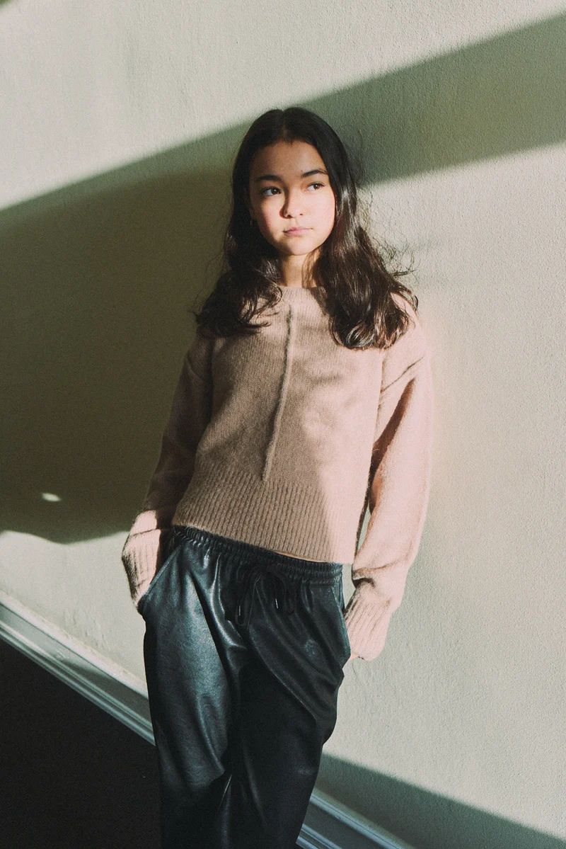 G VERONA CROPPED SEAM KNIT