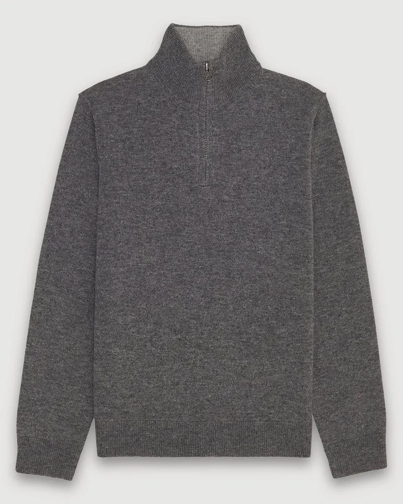 CASHMERE KNITTED TRUCKER