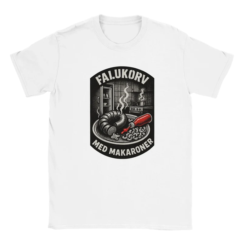T-shirt - Falukorv med makaroner