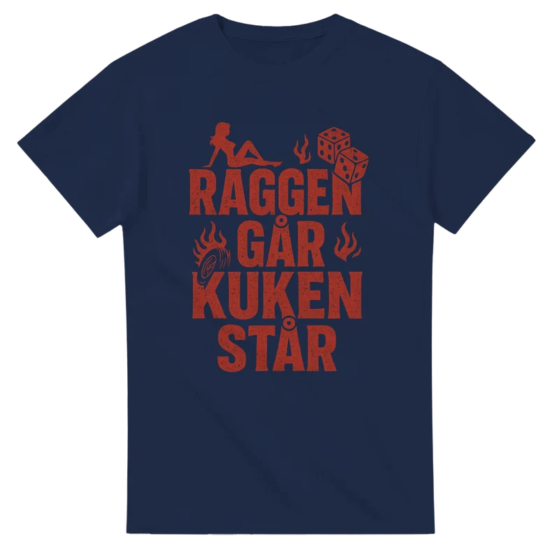 T-shirt - Raggen går, kuken står