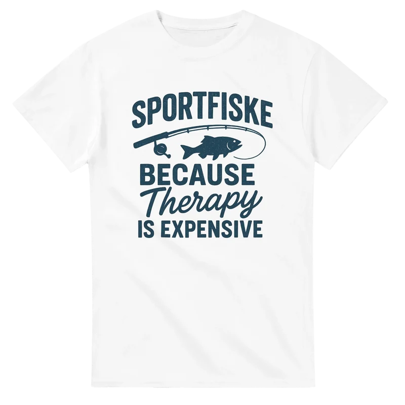 T-shirt - Sportfiske - Because Therapy is Expensive