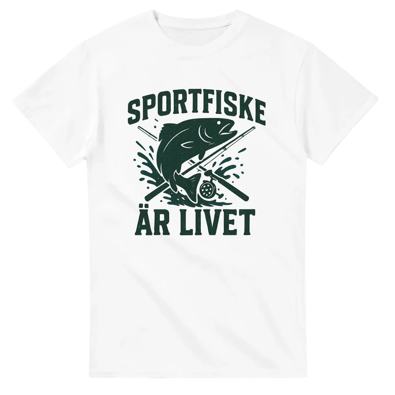 T-shirt - Sportfiske är livet