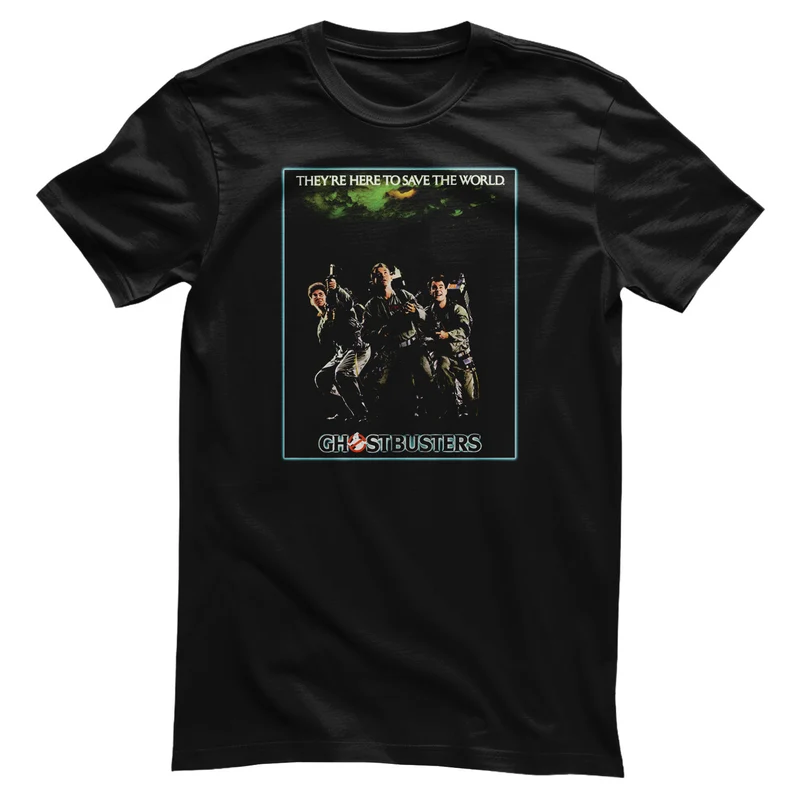 Ghostbusters - Here To Save The World Poster T-Shirt