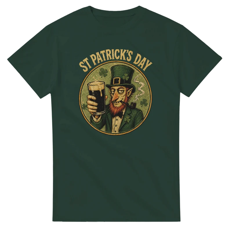 T-shirt - St Patrick's Day | Leprechaun & Guinness