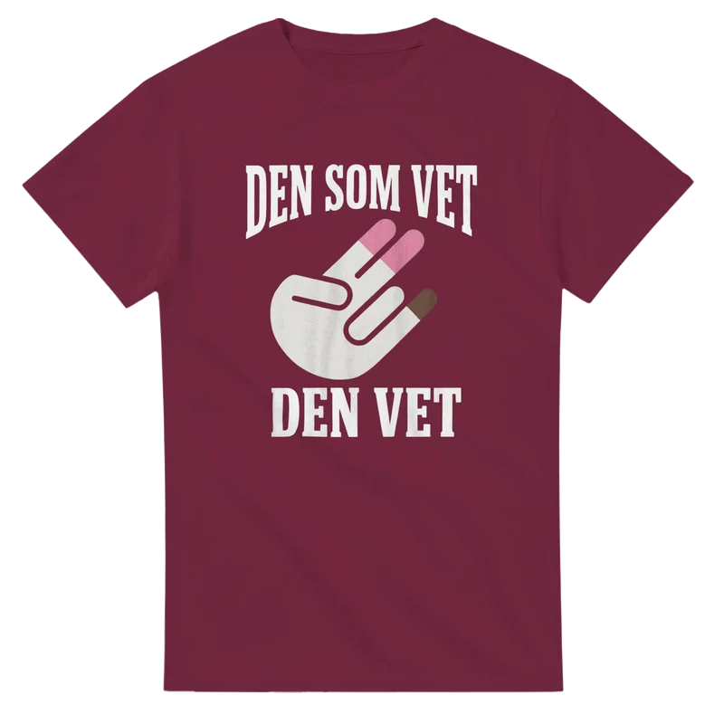 T-shirt - Den som vet den vet