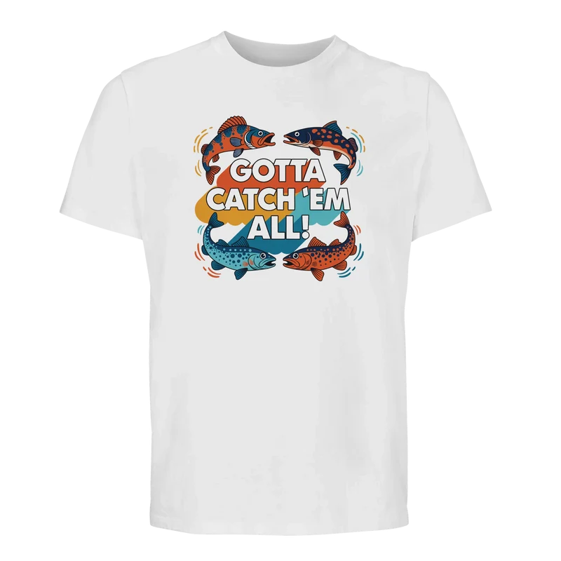 T-shirt - Gotta Catch 'Em All | Ekologisk