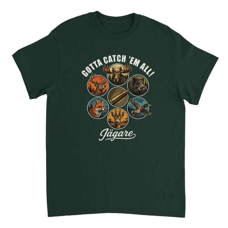 T-shirt - Gotta Catch 'Em All | Jägare