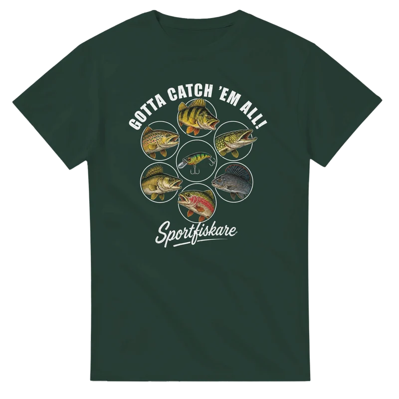 T-shirt - Gotta Catch 'Em All | Sportfiskare