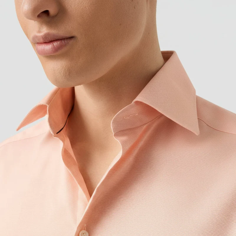 ETON Solid Signature Oxford Shirt Slim - Orange