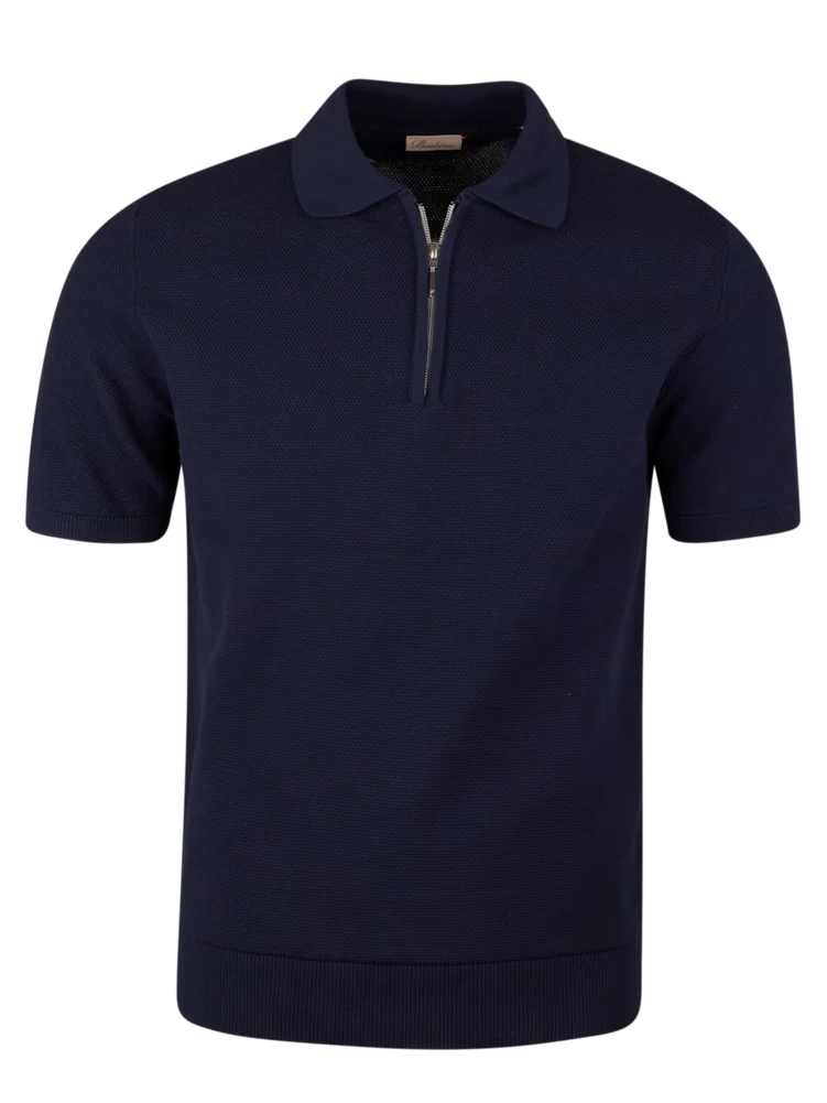 STENSTRÖMS Polo Shirt Zip - Navy