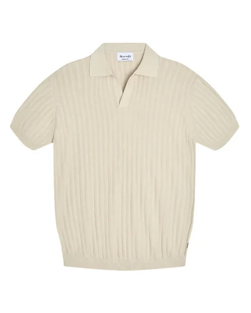 SAND 5635 Ip Polo Shirt SS - Champagne