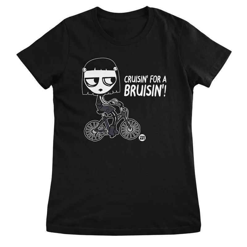 Cruisin' For A Bruisin' - ToddArt Girly Tee