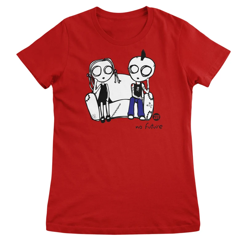 Eve-l - No Future - ToddArt Girly Tee