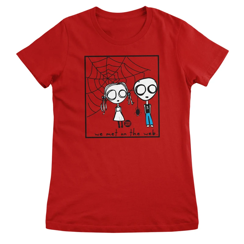 Eve-l - We Met On The Web - Todd Art Girly Tee