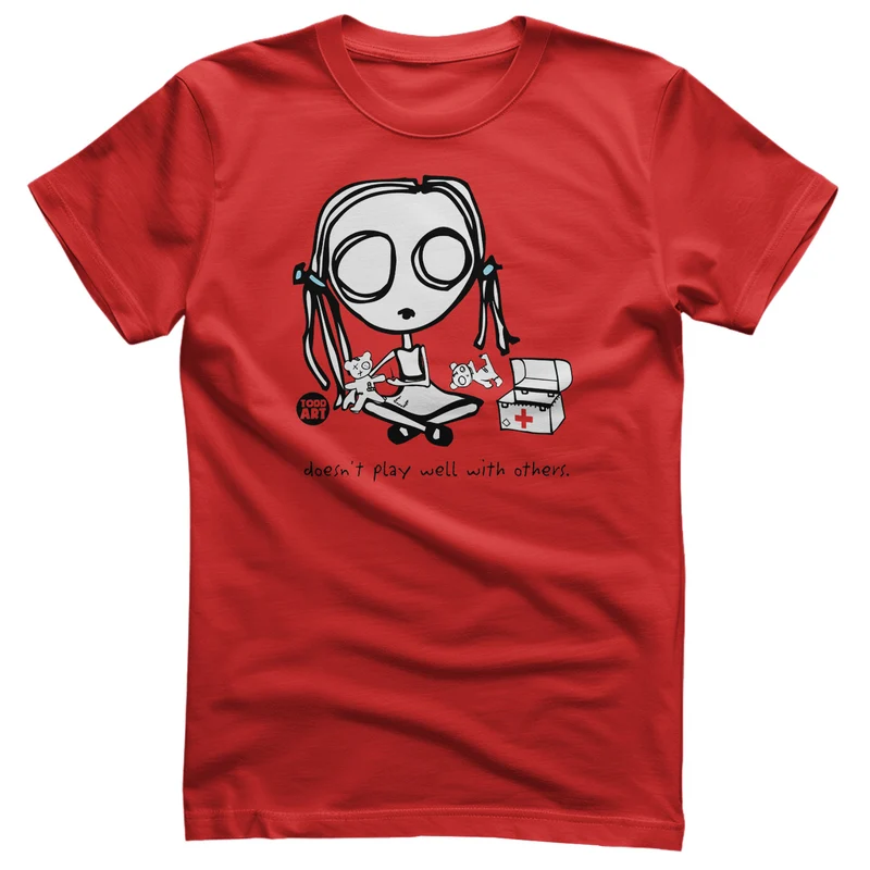 Doesn't Play Well With Others - ToddArt T-Shirt